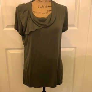 Dark green Antonio Melani rayon spandex top
